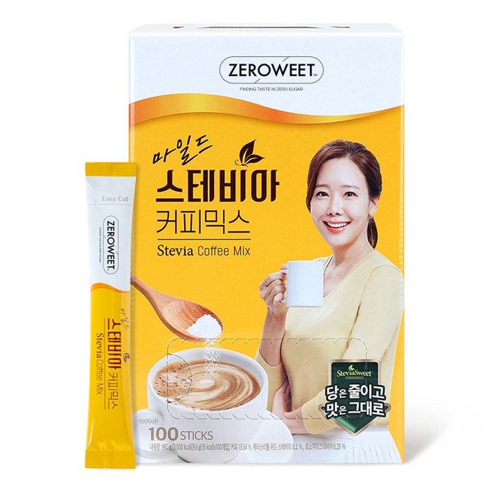 스테비아스위트 마일드 커피믹스, 9.6g, 100개입, 1개