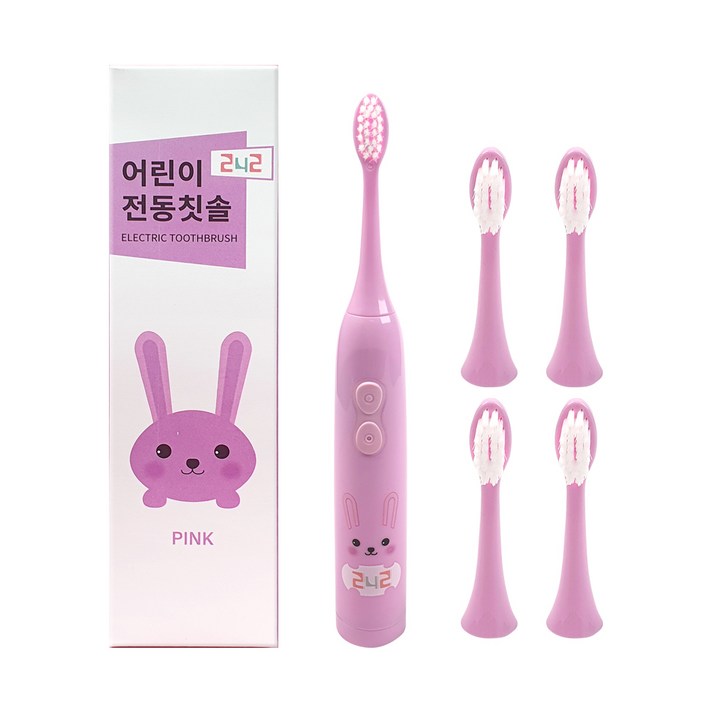 242 어린이 전동칫솔 본품리필 4개