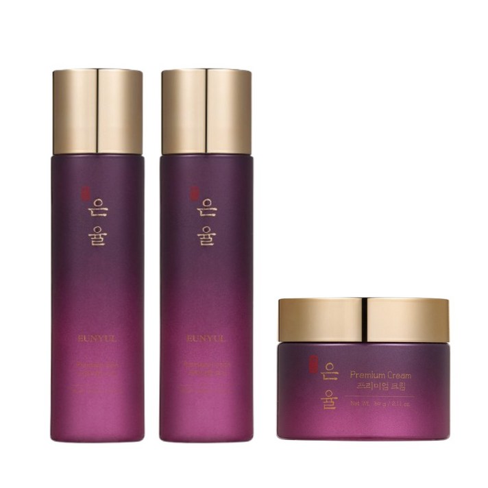 은율 프리미엄 한방 토너로션크림 3종세트, 1세트스킨150ml, 로션150ml, 크림60g, 20세트