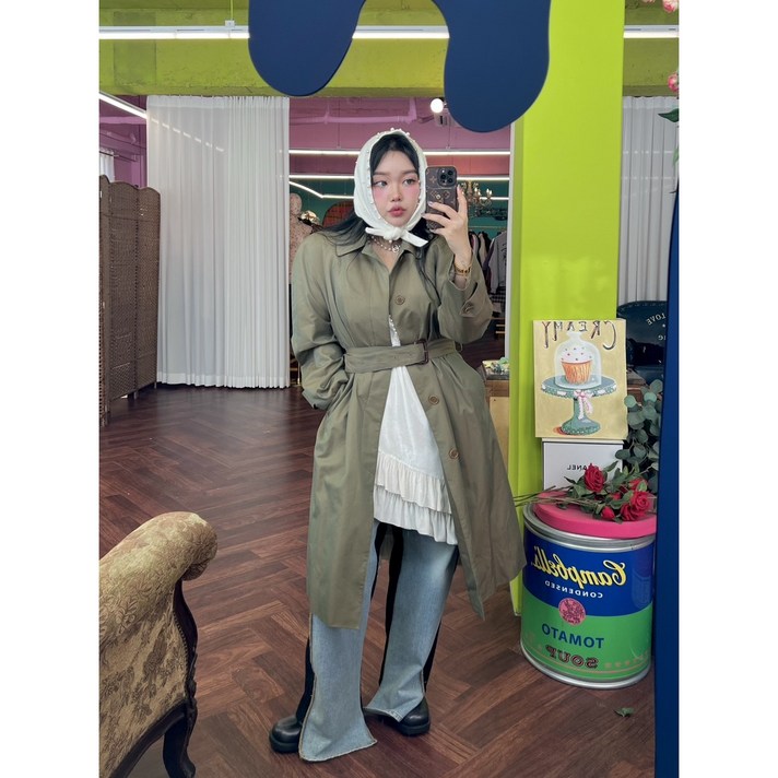 보웬 타임 바바리 트렌치코트