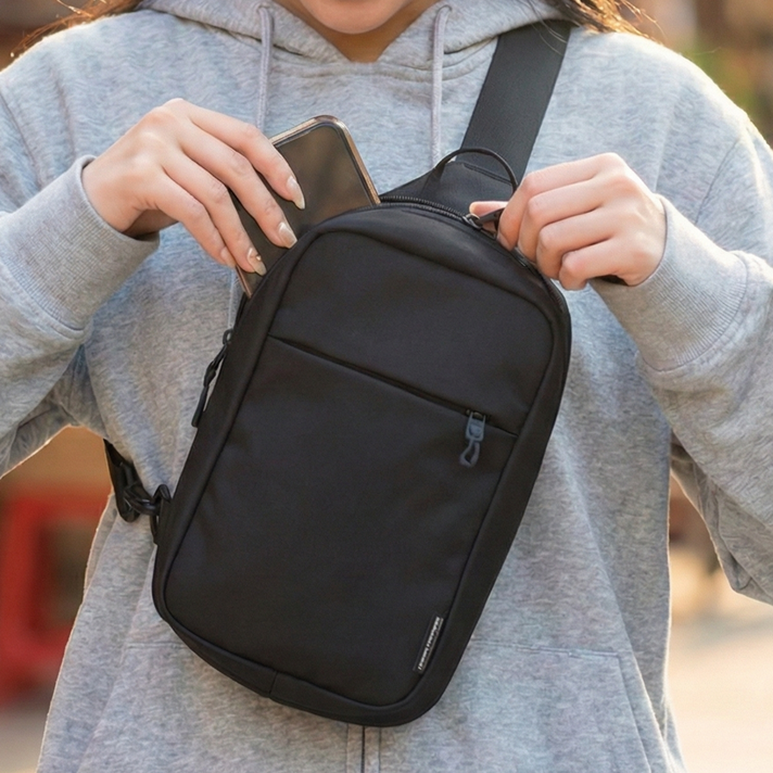 담앤드솜 담솜온 담탠 슬링백 크로스백 메신저백 힙색 생활방수 여행용 남녀공용