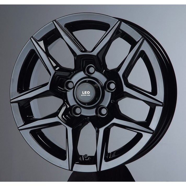 포터2 알루미늄 휠 15인치 루피노 레오9411 올블랙 포터2 전륜휠 KC인증 제품 포터휠