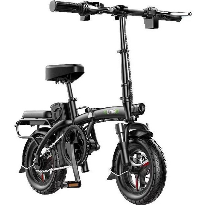 에코맘스토어 전기 자전거 접이식 전동 킥보드 배달용 출퇴근 48V 전기자전거, 기본형