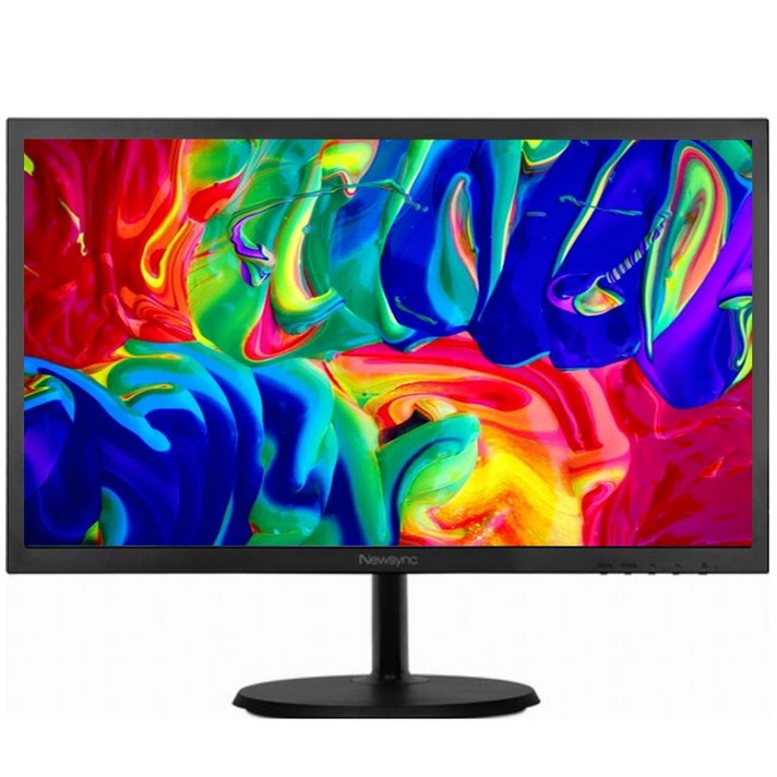 22인치 모니터 와이드 LED FHD 75HZ 사무업무 CCTV용 리퍼비시, 54.5cm, 22인치 리퍼