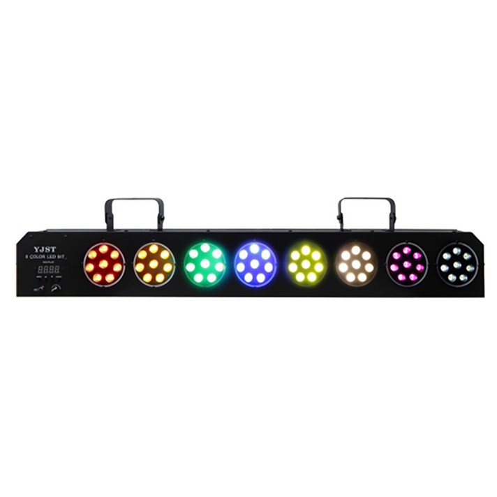 YC864 LED 8구 비트 64 멀티 파라이트 강당 교회 행사 무대조명 특수조명
