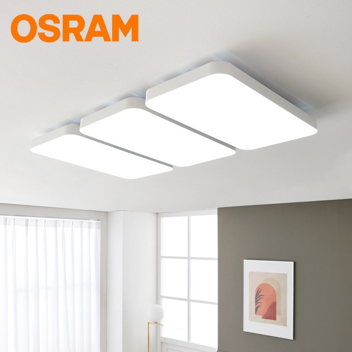 케이시 LED 심플 거실등 천장등 삼성칩 180W 거실 조명 삼성모듈 플리커프리 화이트