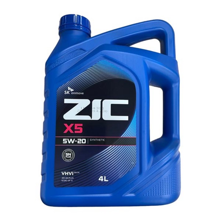 ZIC X5 5W20 4L