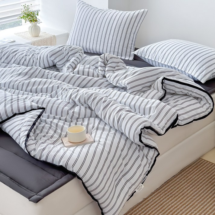 2026 신상 NORCHA 놀차 사계절 워싱 옥수수솜 울트라 소프트 차렵이불패드베개커버 이불세트 54옵션