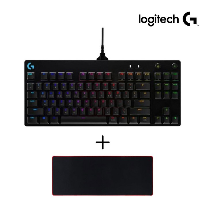 로지텍코리아 로지텍G PRO TKL GX BLUE 기계식 게이밍 키보드 장패드, GX BLUE 장패드, 텐키리스 로지텍코리아 로지텍G PRO TKL GX BLUE 기계식 게이밍 키보드 장패드, GX BLUE 장패드, 텐키리스
