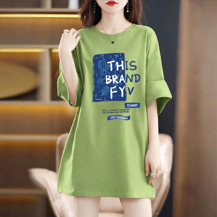 밀크봉봉 여성 순면 반팔 티셔츠 상의 밀크봉봉 여성 순면 반팔 티셔츠 상의