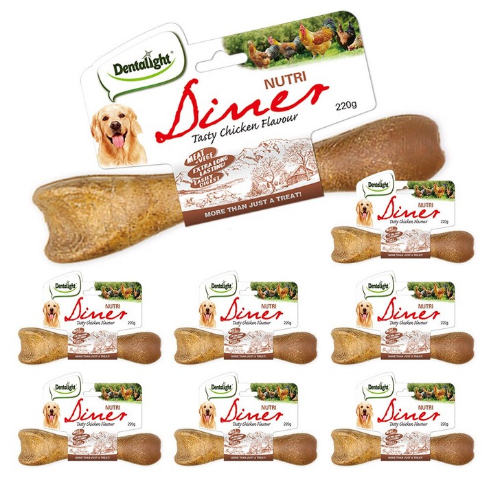 덴탈라이트 강아지 뉴트리 다이너 덴탈껌 L