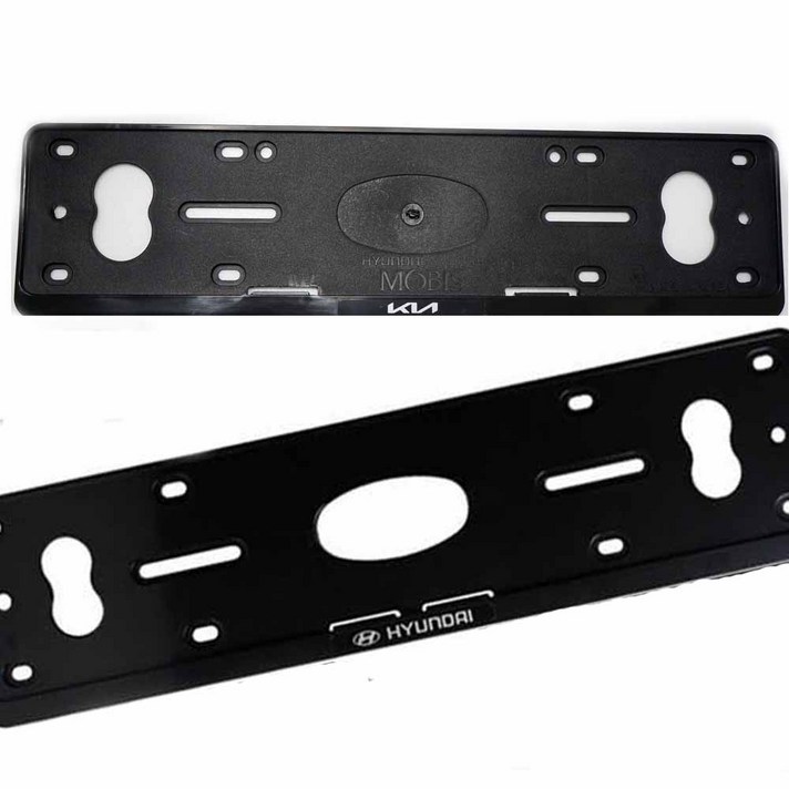 자동차용품 차량관리용품 모비스 순정 롱타입 번호판 플라스틱 케이스 보조판 가드 자동차내장용품 자동차외장용품, 기아비천공식, 2개