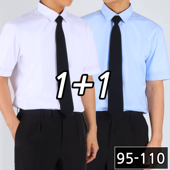 11 이브 구김없는 남성용 스판 슬림핏 정장 반팔 와이셔츠 66212