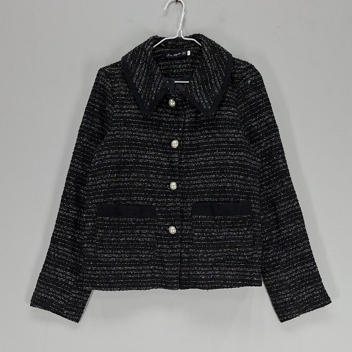 재고상품 육육걸즈 여100 재킷 가을겨울 블랙 02191