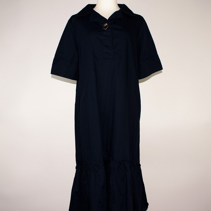 자바구제 2466.지오송지오 루즈핏 반팔 원피스정품여성 90