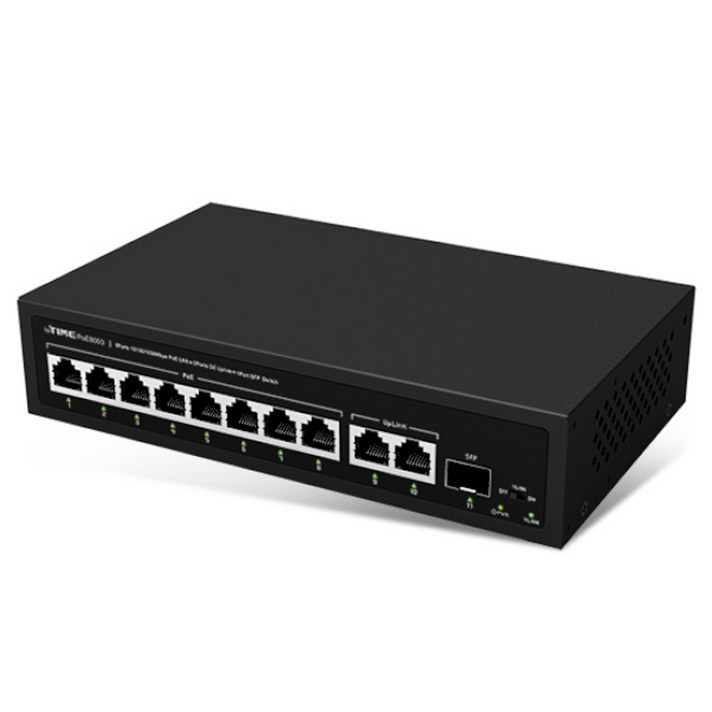 ipTIME PoE8003 8포트 네트워크스위치허브 유선스위치, 1개 ipTIME PoE8003 8포트 네트워크스위치허브 유선스위치, 1개