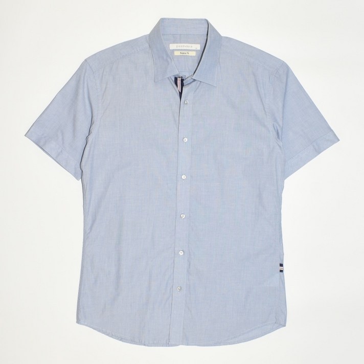 빈티지테크 4179.지오송지오 솔리드 반팔 남방셔츠정품 100