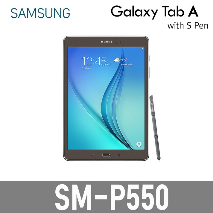 삼성 갤럭시탭A 9.7 SMP550 Wif 16G 안드로이드7.1.1 9.7인치 DARK, DARK