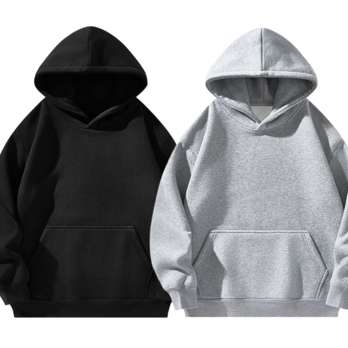 무지 후드티 남녀공용 데일리 빅사이즈 11