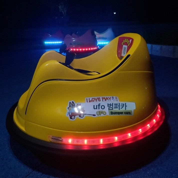 파워쇼퍼 실내범퍼카 범퍼카 자동차 드라이브 유아, 1개, 6V 배터리 수동타이머 라이트음악