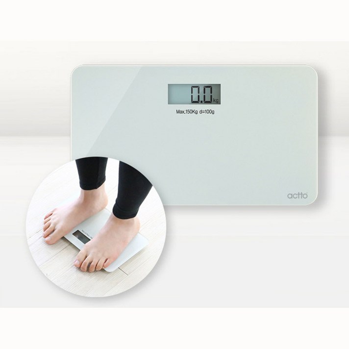 디지탈 미니 체중계 스마트 백라이트 바닥 미끄럼방지 고강도강화유리