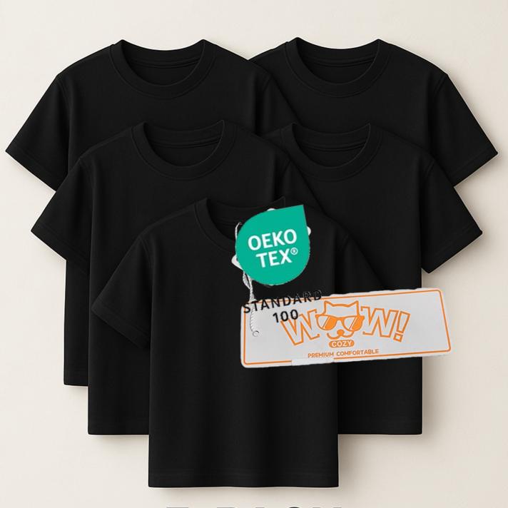 와우코지 5장 면티 30수 무지 라운드 오코텍스 빅사이즈 반팔 티셔츠 남녀공용 와우코지 5장 면티 30수 무지 라운드 오코텍스 빅사이즈 반팔 티셔츠 남녀공용