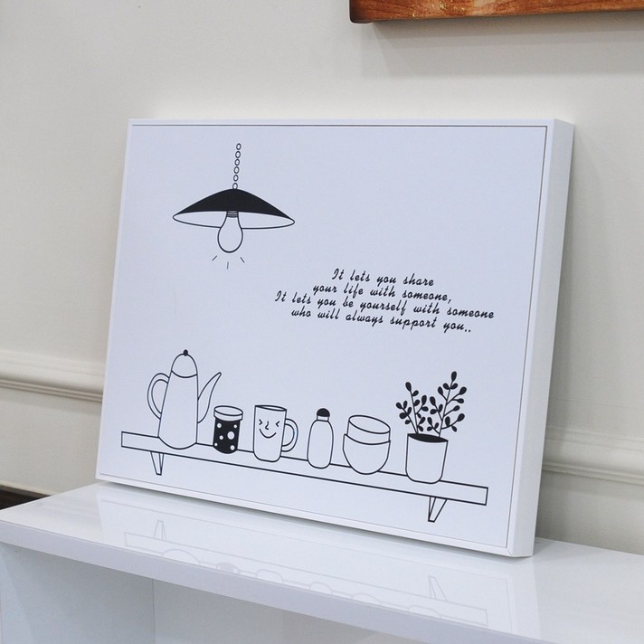 더데코 두꺼비집가리개 배전반박스 그림액자 배전반가리개 가리개