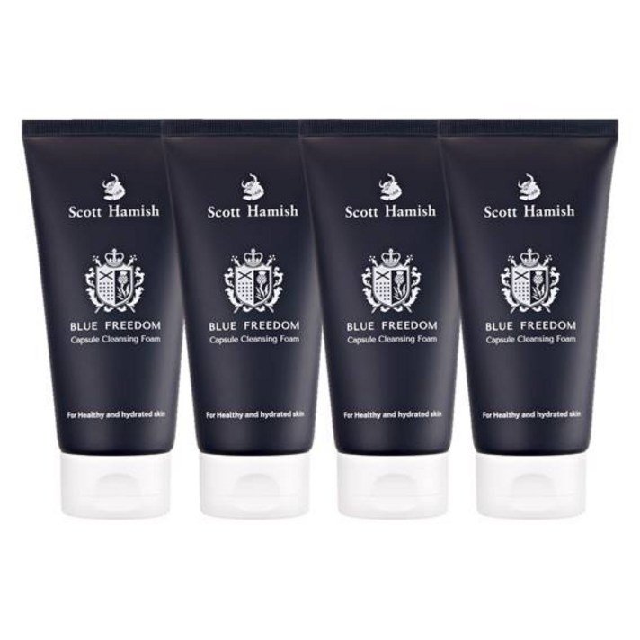 스콧해미쉬 블루 프리덤 캡슐 클렌징폼 150ml, 4개