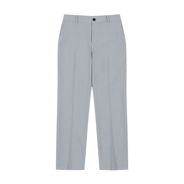 리버클래시 LJS27106 민트 슬림핏 린넨 노턱 반밴딩 셋업팬츠