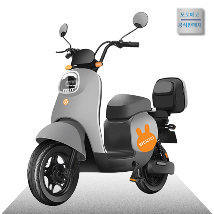 모토에코 출퇴근 전기 오토바이 전동 스쿠터 바이크 배달용 미니 이륜 48V 리튬배터리, 그레이, 모토에코 전동스쿠터 12A