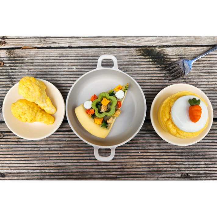 담무강아지피자 치킨 케이크세트, 3개, 150g