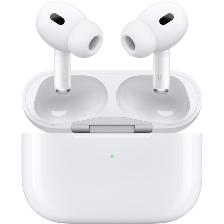Apple 2023 에어팟 프로 2세대 USB-C 블루투스 이어폰, 화이트, MTJV3KH/A