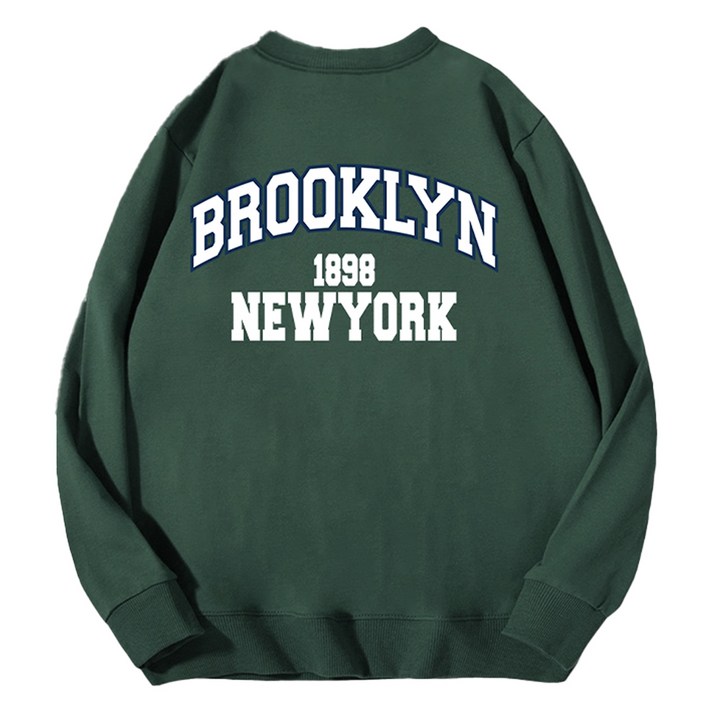 일루소 남녀공용 WD 앞뒤 뉴욕1898 오버핏 맨투맨