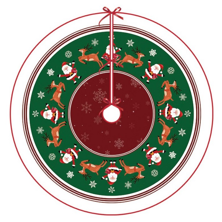 아티홈 크리스마스 휴일 파티 트리 바닥덮개 스커트