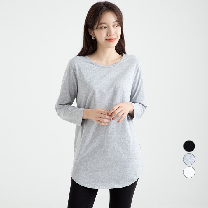 캐럿 여성용 긴팔 레이어링 티셔츠 캐럿 여성용 긴팔 레이어링 티셔츠