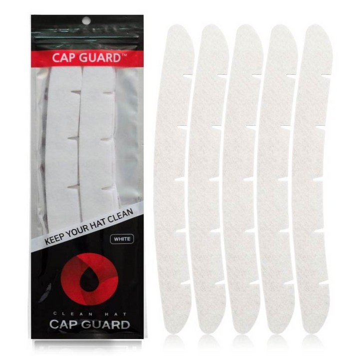 캡가드 스포츠모자 10p, 화이트, 1세트