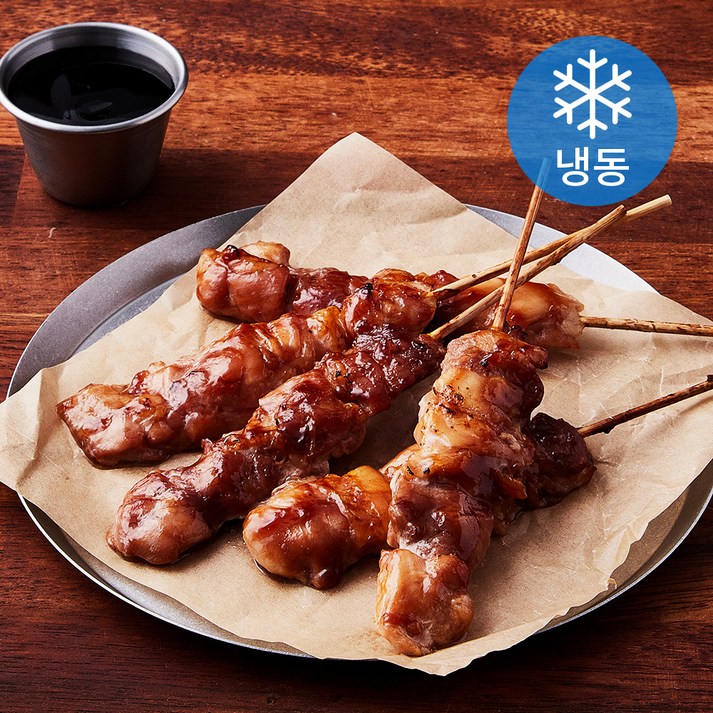 [로켓프레시] 푸드장 순살닭꼬치 닭살 200g + 데리야끼 소스 30g 세트 (냉동), 230g, 1세트