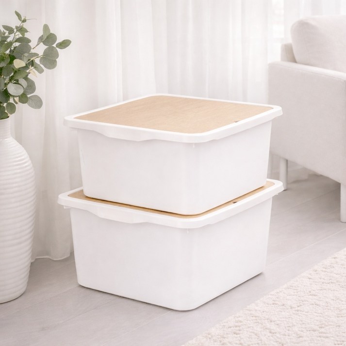 보노하우스 우드커버 팬트리 리빙박스