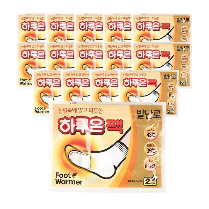 하루온 부착형 발난로 핫팩 40g