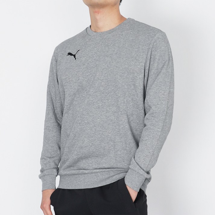 푸마 맨투맨티셔츠 맨투맨티 캐쥬얼맨투맨 라운드티셔츠 팀골 23 캐주얼 스웨트 크루그레이 맨투맨