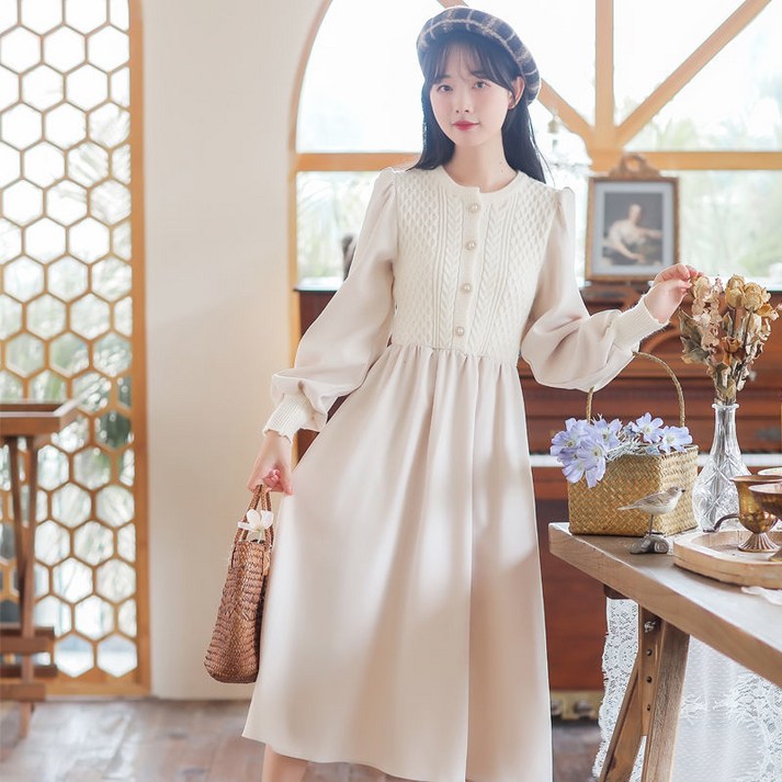 만씬 롱 원피스형 선녀 스커트