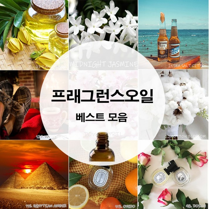 프래그런스 오일 디퓨저 캔들 석고방향제 향오일 100ml