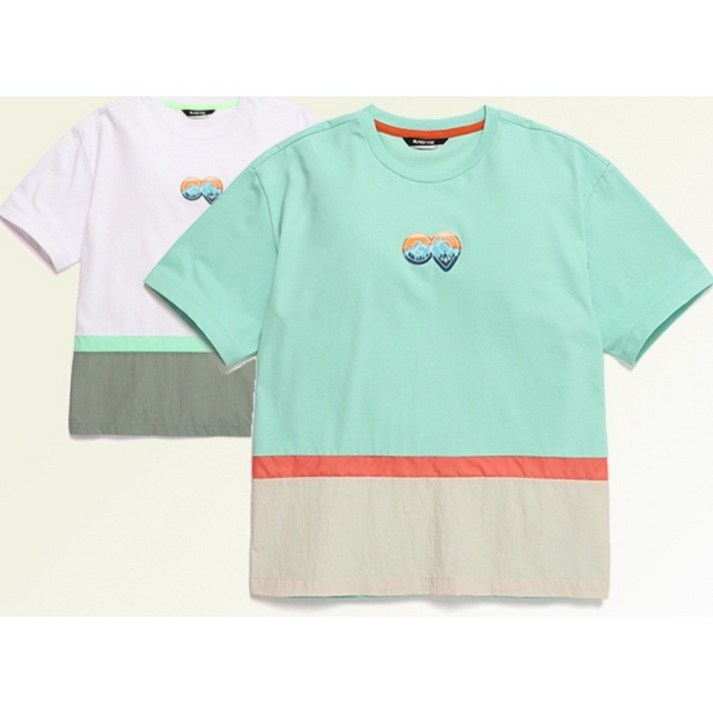 블랙야크키즈  부드럽고 시원한 기능성냉감티셔츠 제스트OV티셔츠