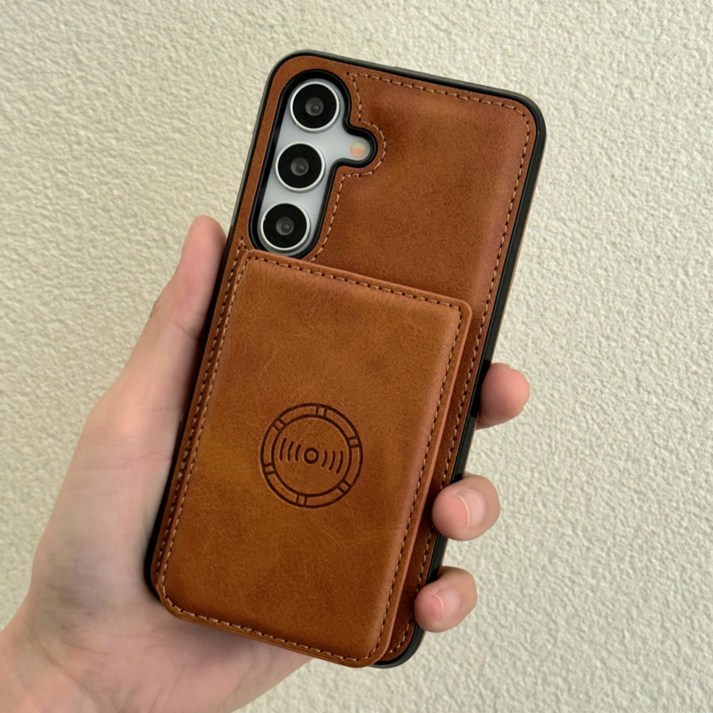 갤럭시s23 카드 케이스 지갑 가죽 수납 2장 3장 4장 맥세이프