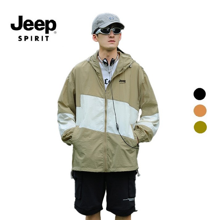 JEEP Spirit (지프 스피릿) 경량바람막이 자외선차단 윈드브레이커 JP-9612