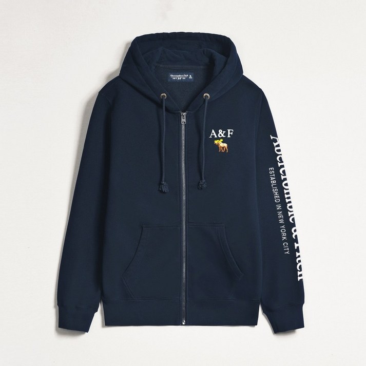 아베크롬비 남성용 후드 집업 가을 겨울 남자 짚업 후디 재킷 Abercrombie & Fitch