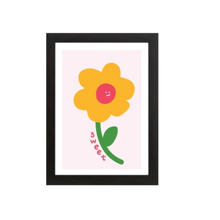 진심디자인 감성 아트웍 디자인액자 엔조이 키즈 라인 D 29 스위트 플라워