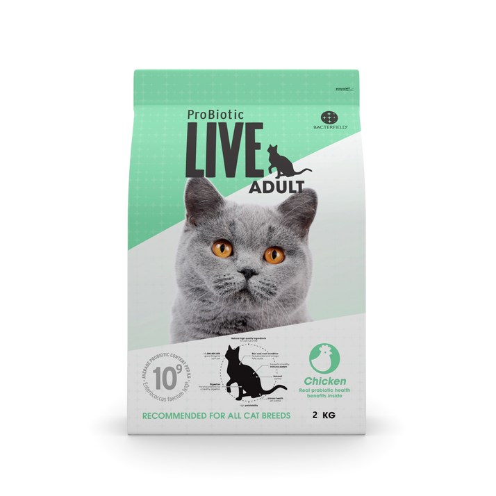 프로바이오틱라이브 어덜트용 건식사료, 닭, 2kg, 1개 프로바이오틱라이브 어덜트용 건식사료, 닭, 2kg, 1개
