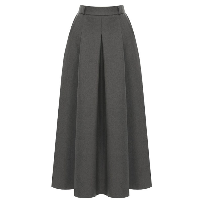 핀턱 플리츠 밴딩 스커트 P5CSK016C