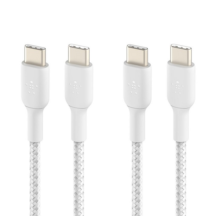벨킨 BoostCharge 브레이디드 USB C타입-C타입 고속 충전케이블 CAB004bt2MWH
